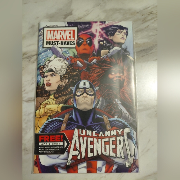 Marvel Must-Haves: Uncanny Avengers with Red, Blue, and White PREVIEW - Picture 2 of 3